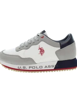 Sneakers wit/grijs