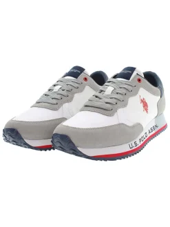 Sneakers wit/grijs