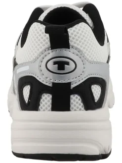Sneakers wit/zwart/zilverkleurig