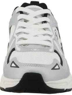 Sneakers wit/zwart/zilverkleurig