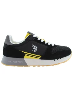 Sneakers zwart/geel