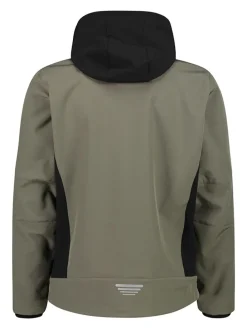 Softshelljas beige/zwart