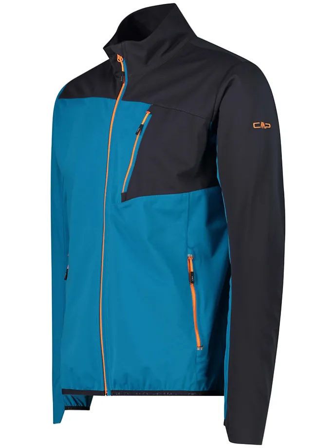 Softshelljas blauw