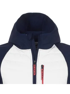 Softshelljas "Capver" donkerblauw/wit