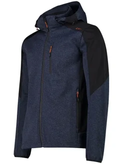 Softshelljas donkerblauw