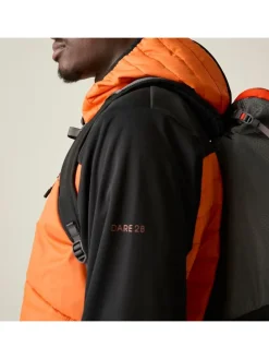 Softshelljas "Mountaineer" oranje/zwart