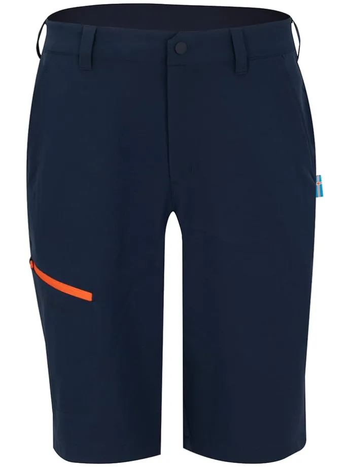 Softshellshort "Hekla" donkerblauw