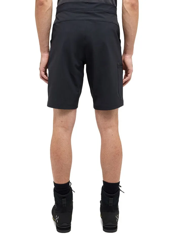 Softshellshort "Lizard" zwart