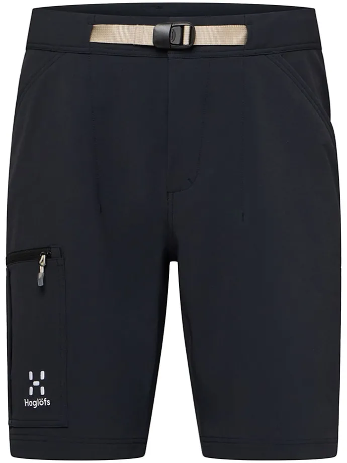 Softshellshort "Lizard" zwart