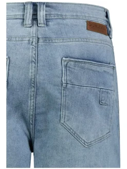 Spijkerbermuda blauw