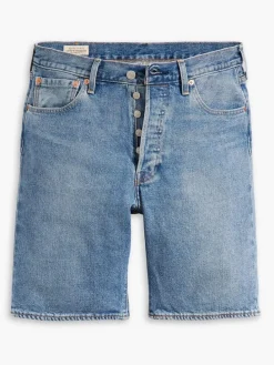 Spijkerbermuda "501" blauw