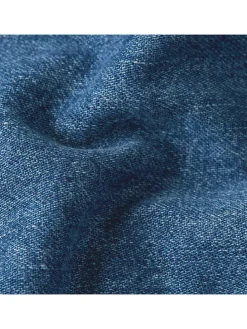 Spijkerbermuda blauw