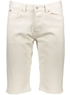 Spijkerbermuda "Byron" crème