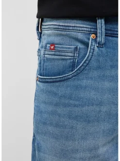 Spijkerbermuda "Chicago" blauw