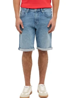 Spijkerbermuda "Chicago" blauw