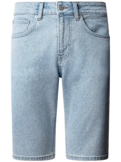 Spijkerbermuda donkerblauw