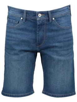 Spijkerbermuda "Hatch" blauw