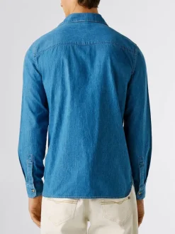 Spijkerblouse "Abel" blauw