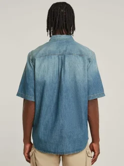 Spijkerblouse blauw