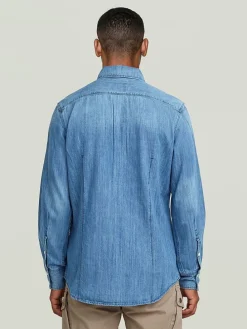 Spijkerblouse blauw