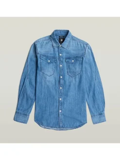 Spijkerblouse blauw