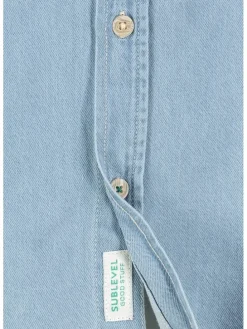 Spijkerblouse lichtblauw