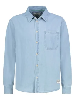 Spijkerblouse lichtblauw