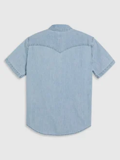 Spijkerblouse - regular fit - lichtblauw
