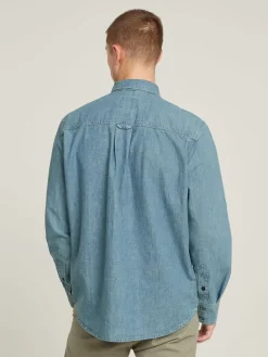 Spijkerblouse - regular fit - lichtblauw