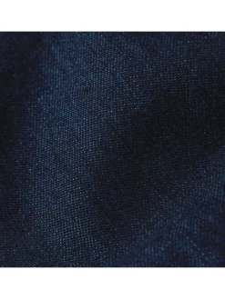 Spijkerblouse - slim fit - donkerblauw