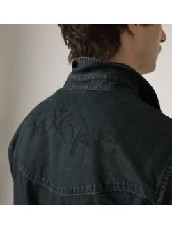 Spijkerblouse zwart