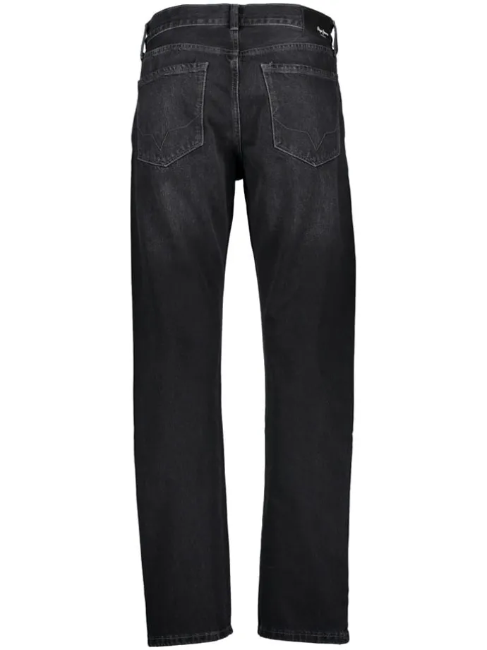 Spijkerbroek "Byron" - straight fit - zwart