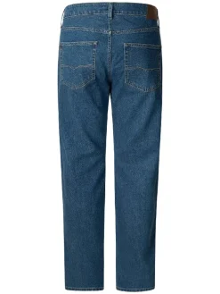 Spijkerbroek "Cash" - straight fit - donkerblauw