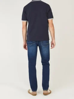 Spijkerbroek "Cash" - straight fit - blauw