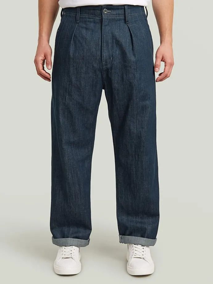 Spijkerbroek - comfort fit - donkerblauw
