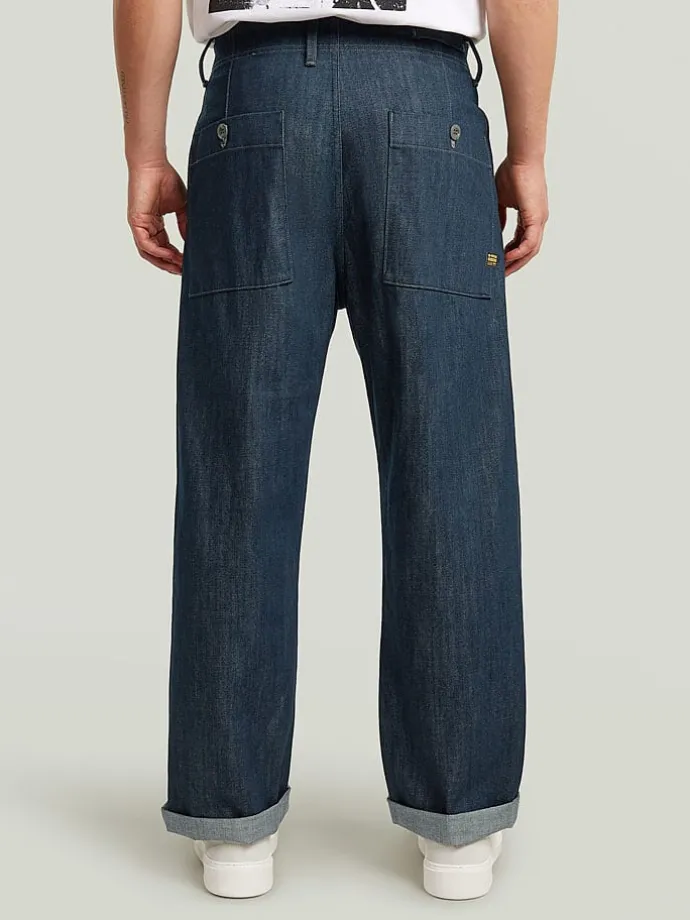 Spijkerbroek - comfort fit - donkerblauw