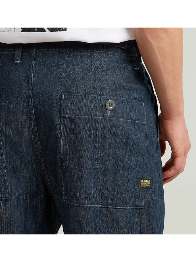 Spijkerbroek - comfort fit - donkerblauw