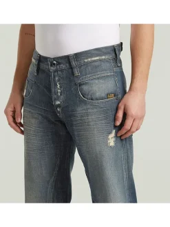 Spijkerbroek - comfort fit - donkerblauw