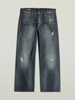 Spijkerbroek - comfort fit - donkerblauw