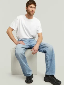 Spijkerbroek - comfort fit - lichtblauw