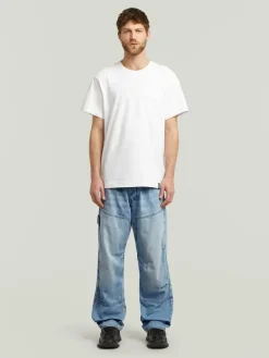 Spijkerbroek - comfort fit - lichtblauw