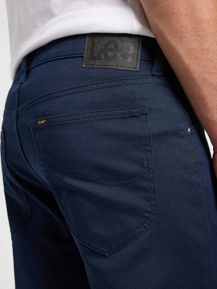 Spijkerbroek "Daren Zip Fly" - regular fit - donkerblauw