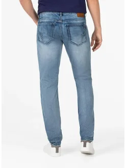 Spijkerbroek "Eduardo" - slim fit - blauw