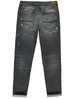 Spijkerbroek "Hurricane" - slim fit - donkergrijs