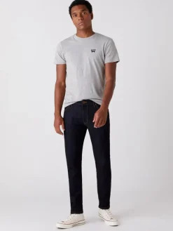 Spijkerbroek "Larse" - tapered fit - donkerblauw