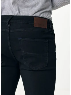 Spijkerbroek "Logan" - slim fit - zwart