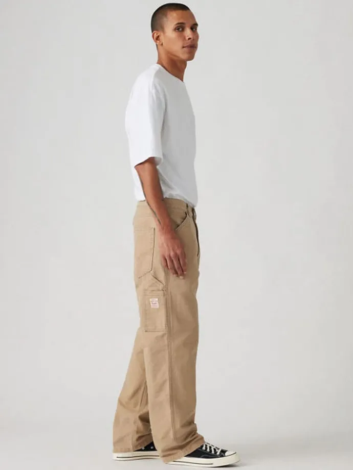 Spijkerbroek "568" - loose fit - beige
