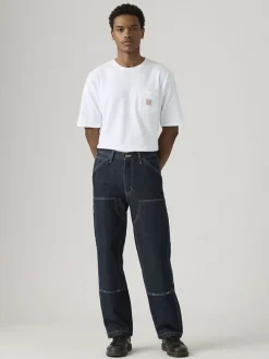 Spijkerbroek "568" - loose fit - donkerblauw