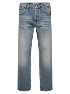 Spijkerbroek "Onsedge" - straight fit - lichtblauw