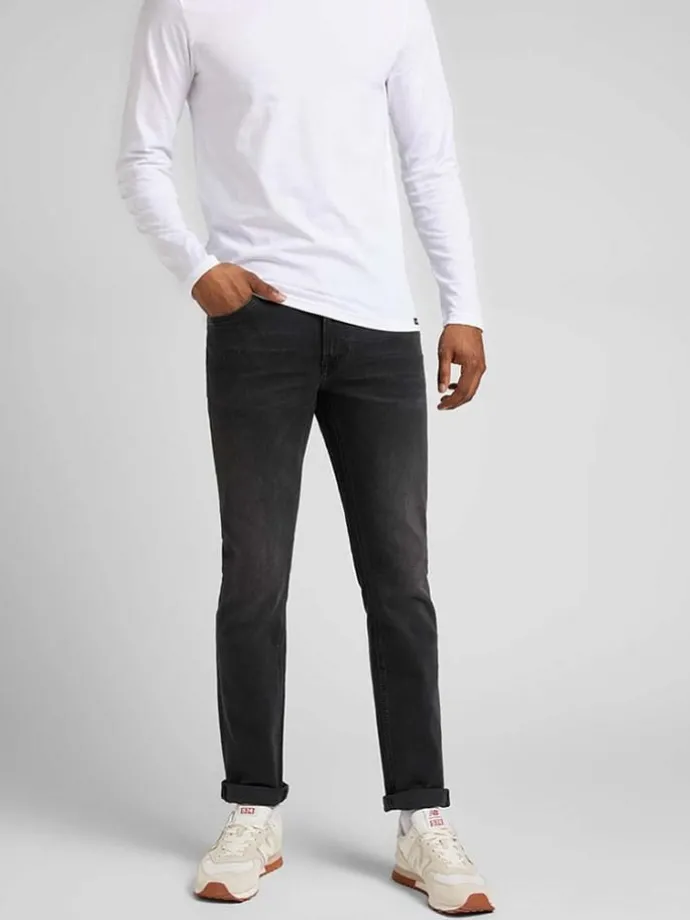 Spijkerbroek - regular fit - antraciet